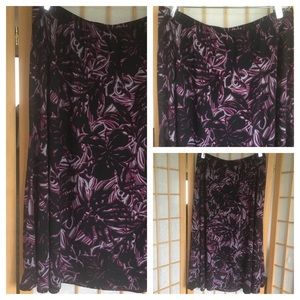 Chico’s Stretch Print Skirt Chico’s SZ 3 (XL/16)